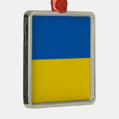 Flagge der Ukraine Ornament Aus Metall (Rechts)