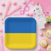 Flagge der Ukraine Pappteller (Party)