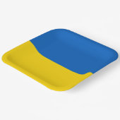 Flagge der Ukraine Pappteller (Gewinkelt)