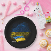 Flagge der Ukraine Pappteller (Party)