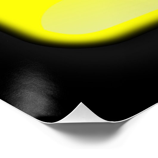 Flagge der Ukraine Poster (Ecke)