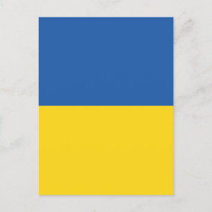 Flagge der Ukraine Postkarte