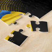 Flagge der Ukraine Puzzle (Seite)