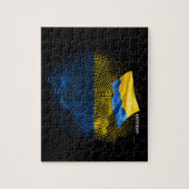 Flagge der Ukraine Puzzle (Vertikal)