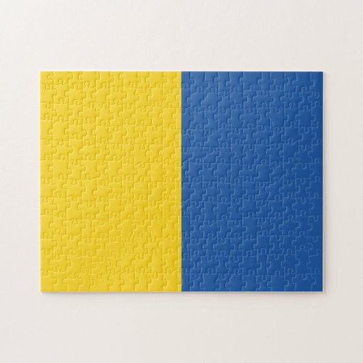 Flagge der Ukraine Puzzle (Horizontal)
