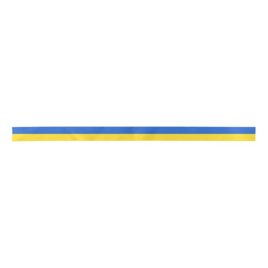 Flagge der Ukraine Satinband (Vorderseite)