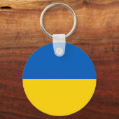 Flagge der Ukraine Schlüsselanhänger (Vorderseite)