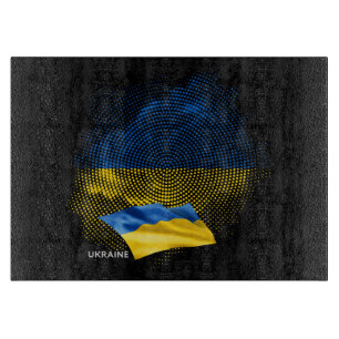 Flagge der Ukraine Schneidebrett