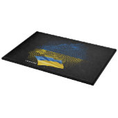 Flagge der Ukraine Schneidebrett (Ecke)