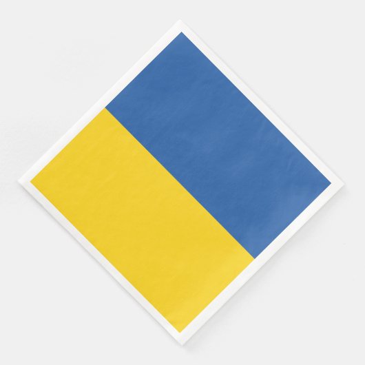 Flagge der Ukraine Serviette (Ecke)