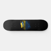 Flagge der Ukraine Skateboard (Horizontal)