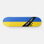Flagge der Ukraine Skateboard (Horizontal)