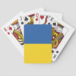 Flagge der Ukraine Spielkarten