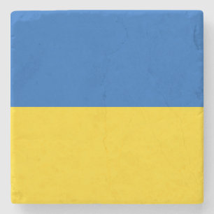 Flagge der Ukraine Steinuntersetzer