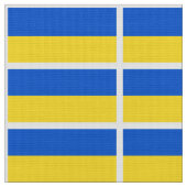 Flagge der Ukraine Stoff (Nahaufnahme)