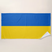 Flagge der Ukraine Strandtuch (Vorderseite)
