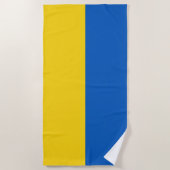 Flagge der Ukraine Strandtuch (Vorderseite)