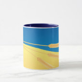 Flagge der Ukraine, symbolisch, Tasse (Zentrum)