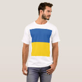Flagge der Ukraine T-Shirt (Vorne ganz)