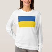 Flagge der Ukraine T-Shirt (Vorderseite)