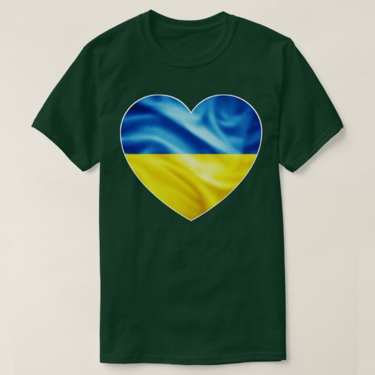 Flagge der Ukraine T-Shirt (Design vorne)