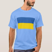 Flagge der Ukraine T-Shirt (Vorderseite)