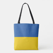 Flagge der Ukraine Tasche (Rückseite)