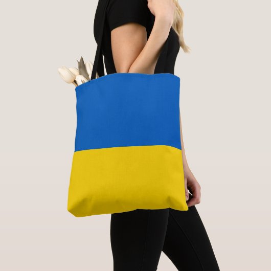 Flagge der Ukraine Tasche (Von Nahem)