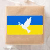 Flagge der Ukraine - Taube des Friedens - Freiheit (Insitu)