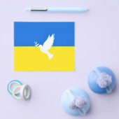 Flagge der Ukraine - Taube des Friedens - Freiheit Flyer (Einzeln)