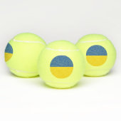 Flagge der Ukraine Tennisbälle (Multi)