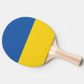 Flagge der Ukraine Tischtennis Schläger (Seitenansicht)
