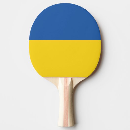 Flagge der Ukraine Tischtennis Schläger (Vorderseite)