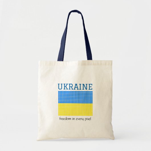 Flagge der Ukraine Tote Tag Tragetasche (Vorne)