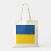 Flagge der Ukraine Tragetasche (Rückseite)