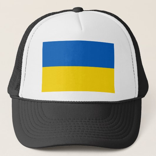 Flagge der Ukraine Truckerkappe (Vorderseite)