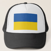 Flagge der Ukraine Truckerkappe (Vorderseite)