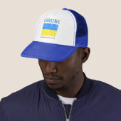 Flagge der UKRAINE Truckerkappe (Beispiel)