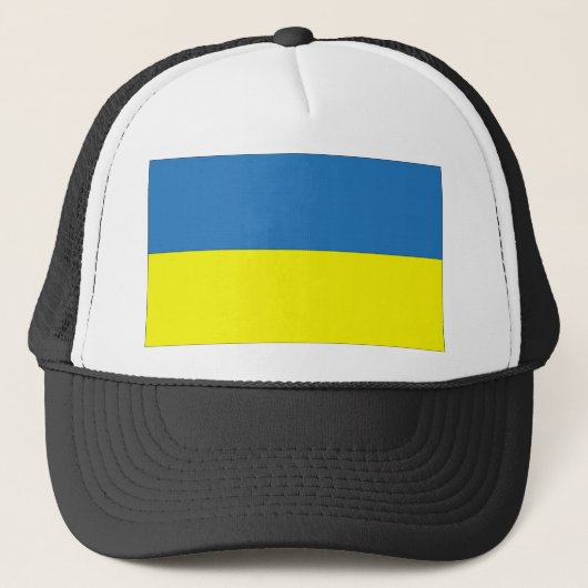 Flagge der Ukraine Truckerkappe (Vorderseite)