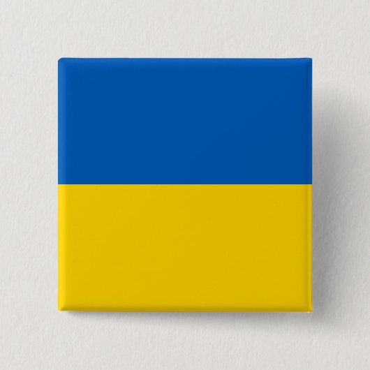 Flagge der Ukraine (Ukrainisch) Button (Vorderseite)