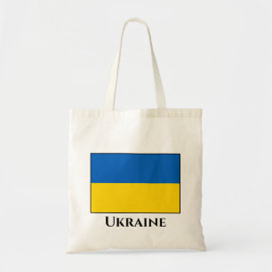 Flagge der Ukraine (Ukrainisch) Tragetasche