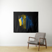 Flagge der Ukraine Wandteppich (Beispiel (Horizontal))