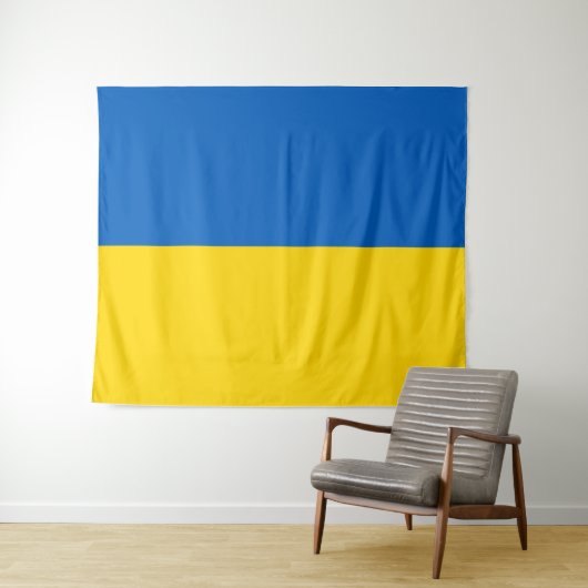 Flagge der Ukraine Wandteppich (Beispiel (Horizontal))