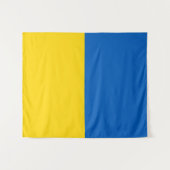 Flagge der Ukraine Wandteppich (Vorderseite (Horizontal))