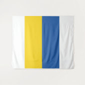 Flagge der Ukraine Wandteppich (Vorderseite (Horizontal))
