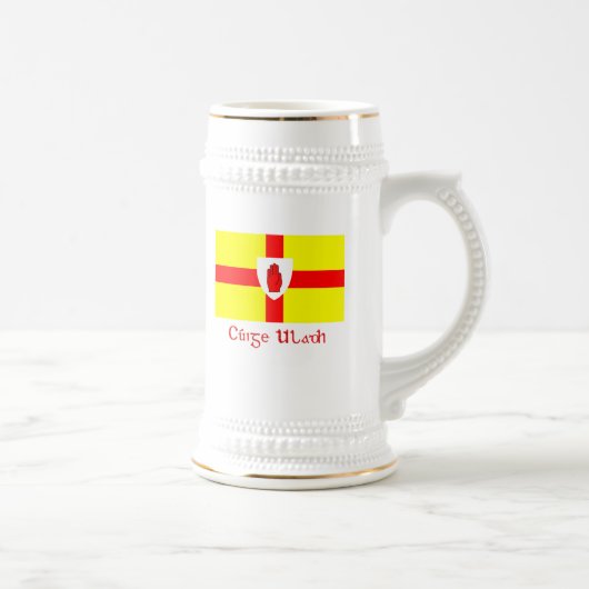 Flagge der Ulster-Bier-Tasse Bierglas (Rechts)