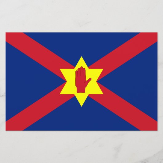 Flagge der Ulster Nation (Nordirland) Briefpapier (Vorderseite)