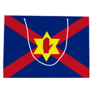 Flagge der Ulster Nation (Nordirland) Große Geschenktüte