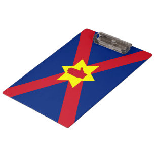 Flagge der Ulster Nation (Nordirland) Klemmbrett