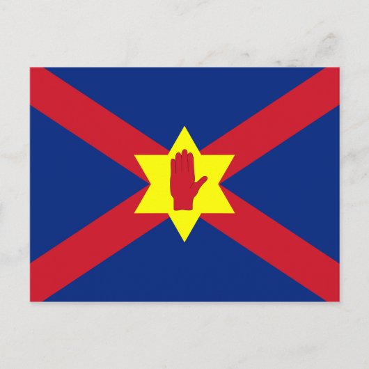 Flagge der Ulster Nation (Nordirland) Postkarte (Vorderseite)